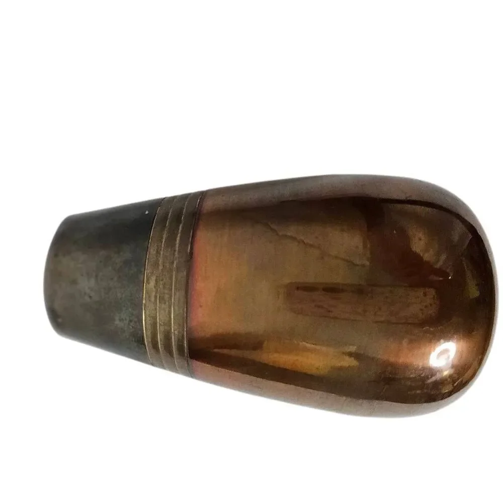 Vintage tri- tone vase. Copper body with a brass & silver plated section.